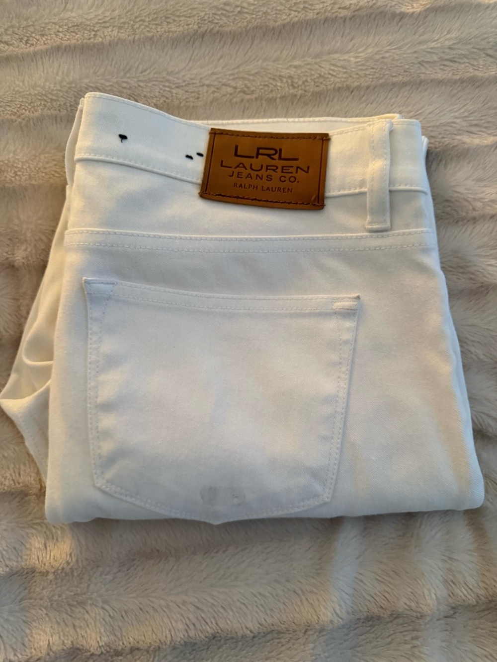 LRL white jeans, all the rage